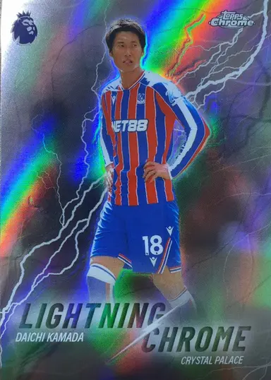 2026 TOPPS CHROME DAICHI KAMADA LC-12 LIGHTNING CHROME / 鎌田大地 サムネイル 1