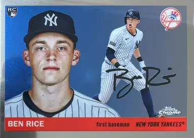 2026 TOPPS CHROME PLATINUM BEN RICE PRINTAUTO #311 / ベン・ライス 缩略图 1