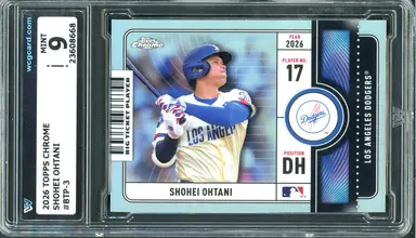 2026 TOPPS CHROME SHOHEI OHTANI #BTP-3 WCG10 / 大谷翔平 サムネイル 1