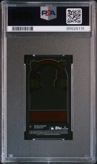 2023 TOPPS ALLEN & GINTER RAFAEL DEVERS MINI-STAINED GLASS #78 PSA8 / ラファエル デバース サムネイル 2