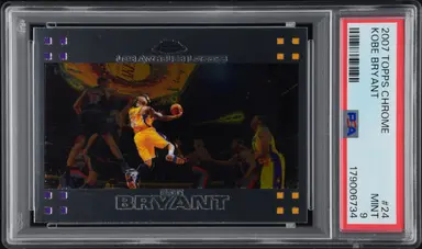 2007 TOPPS CHROME KOBE BRYANT #24 PSA9 / コービー・ブライアント thumbnail 1