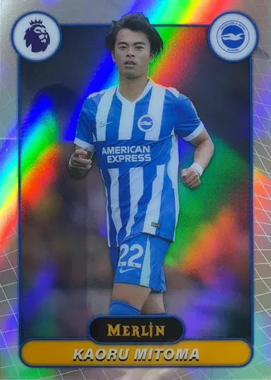 2026 TOPPS MERLIN PREMIER LEAGUE KAORU MITOMA #43 REFRACTOR / 三笘薫 缩略图 1