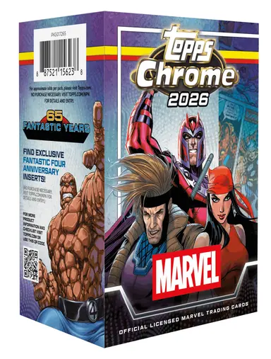 2026 TOPPS CHROME MARVEL VALUE BOX SEALED サムネイル 1