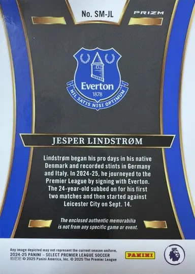 2024-25 PRIZM JESPER LINDSTROM RELIC #SM-JL / イェスパー・リンドストロム 缩略图 2