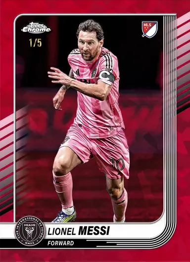 2025 TOPPS CHROME MLS SAPPHIRE EDITION HOBBY BOX サムネイル 2