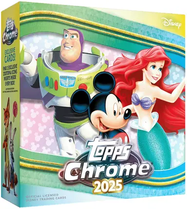 2025 TOPPS CHROME DISNEY MEGA BOX FACTORY SEALED サムネイル 1