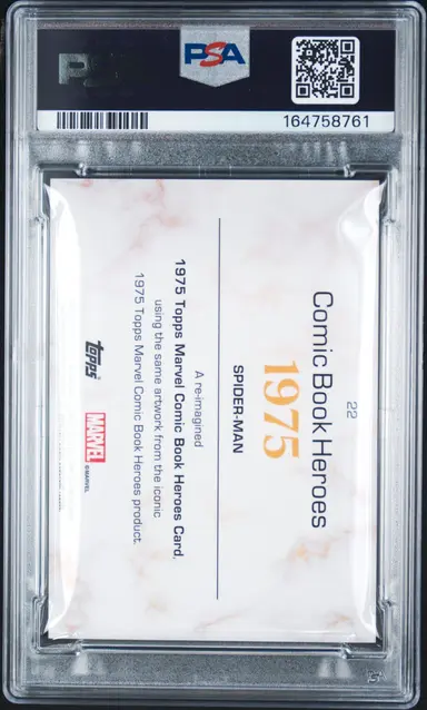 2025 TOPPS MARVEL HEROES SPIDER MAN 1975 GOLD ANNIVERSARY #22 SPIDER-MAN PSA9 27/99 サムネイル 2