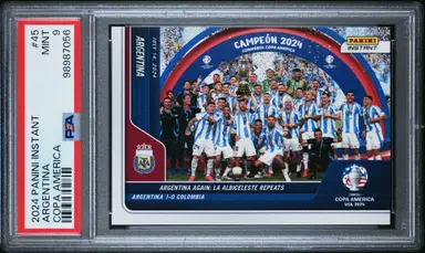 2024 PANINI INSTANT ARGENTINA CONMEBOL COPA AMERICA 2024 #45 PSA9 サムネイル 1