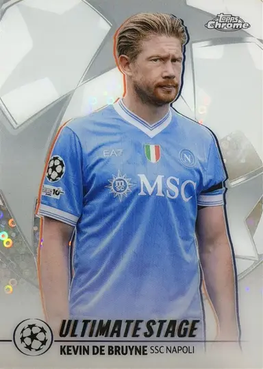 2026 TOPPS CHROME ULTIMATE STAGE KEVIN DE BRUYNE US-47 / ケヴィン・デ・ブライネ サムネイル 1