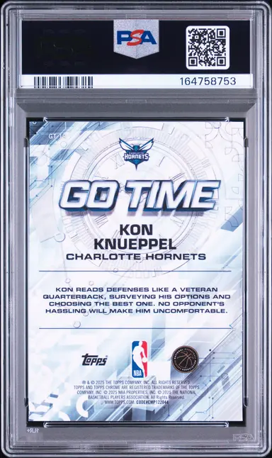 2025 TOPPS CHROME KON KNUEPPEL GO TIME #GT-19 PSA10 / コンカニップル サムネイル 2