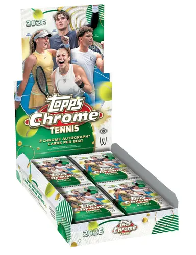 2026 TOPPS CHROME TENNIS HOBBY BOX サムネイル 1
