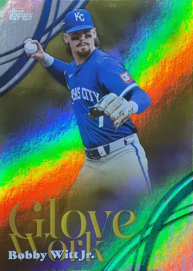 2026 TOPPS GLOVE WORK BOBBY WITT JR. GW-26 / ボビーウィットジュニア サムネイル 1