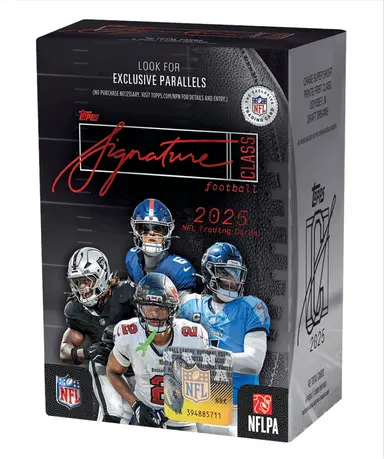 2025 TOPPS SIGNATURE CLASS FOOTBALL VALUE BOX NFL FACTORY SEALED thumbnail 1