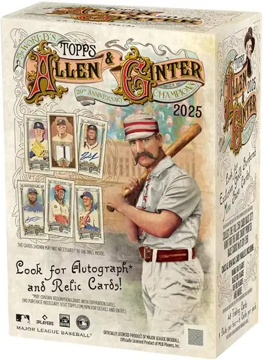 2025 TOPPS ALLEN GINTER VALUE BOX FACTORY SEALED 缩略图 1