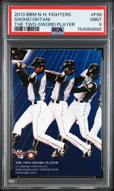 2013 BBM SHOHEI OHTANI THE TWO-SWORD PLAYER  #F96 PSA9 サムネイル 1