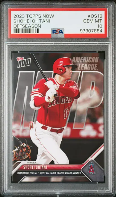 2023 TOPPS NOW OFFSEASON SHOHEI OHTANI #OS16 PSA10 / 大谷翔平 サムネイル 1