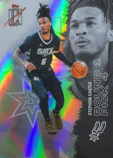 2026 TOPPS SIGNATURE STEPHON CASTLE REFRACTOR #53 / ステフォン・キャッスル リフラクター thumbnail 1