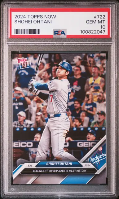 2024 TOPPS NOW SHOHEI OHTANI #722 PSA10 / 大谷翔平 サムネイル 1