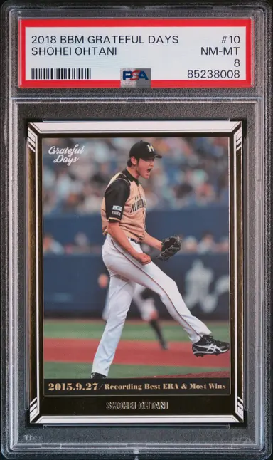 2018 BBM GRATEFUL DAYS SHOHEI OHTANI #10 PSA9 / 大谷翔平 サムネイル 1