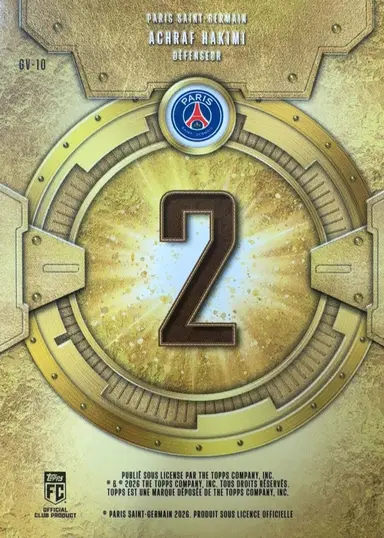 2026 TOPPS GOLD VAULT ACHRAF HAKIMI / アクラフ・ハキミ 缩略图 2
