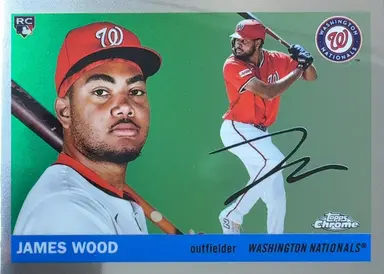 2026 TOPPS CHROME PLATINUM JAMES WOOD PRINTAUTO #376 / ジェームズウッド サムネイル 1