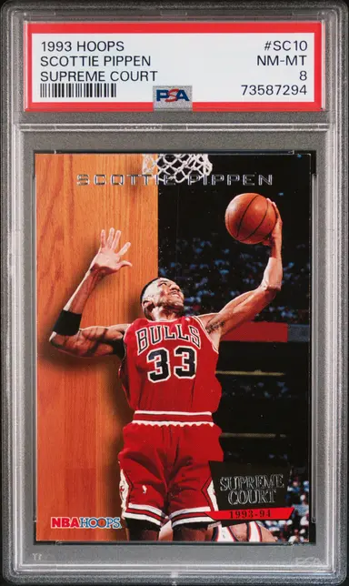 1993 HOOPS SUPREME COURT SCOTTIE PIPPEN SUPREME COURT  #SC10 PSA8 サムネイル 1