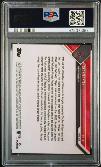 2023 TOPPS NOW OFFSEASON SHOHEI OHTANI #OS19 PSA10 / 大谷翔平 サムネイル 2