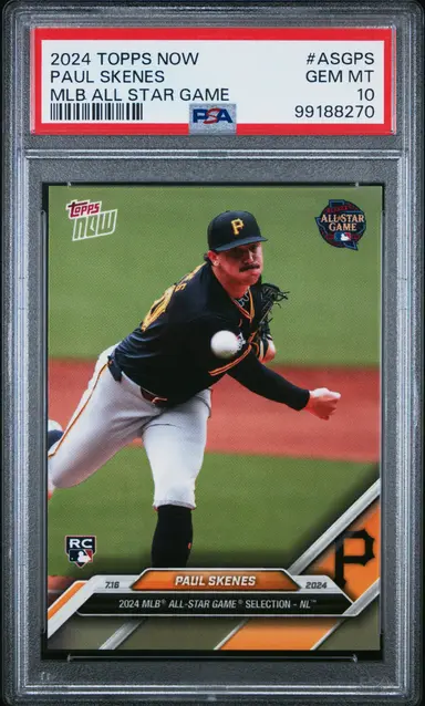 2024 TOPPS NOW MLB ALL-STAR GAME #ASGPS PAUL SKENES PSA10 ポール スキーンズ サムネイル 1