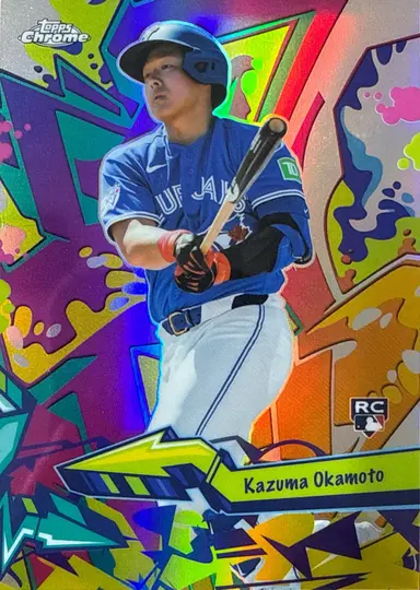 2026 TOPPS CHROME KAZUMA OKAMOTO WST-6 / 岡本和真 thumbnail 1