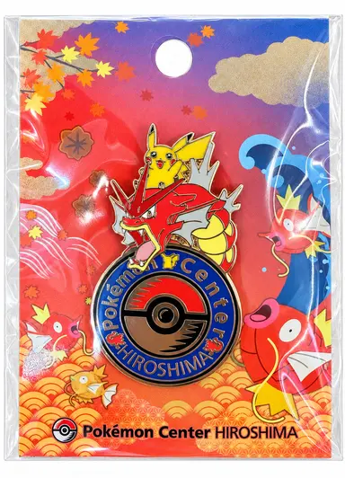 POKEMON CENTER HIROSHIMA PIN BADGE PIKACHU / ピカチュウ サムネイル 1