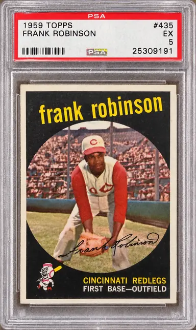 1959 TOPPS FRANK ROBINSON #435 PSA5 / フランクロビンソン サムネイル 1