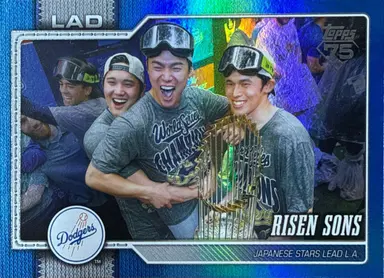2026 TOPPS SERIES TWO RISEN SONS BLUE RAINBOW FOIL #642 /150 サムネイル 1