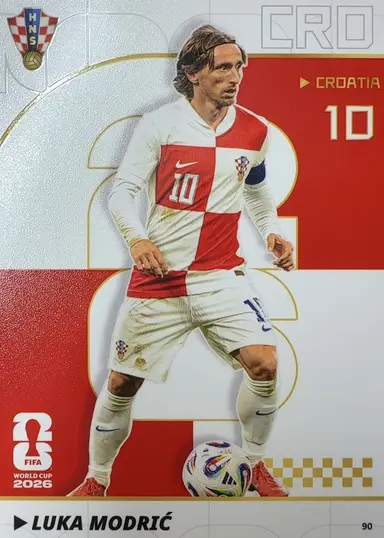 2026 PANINI KAYOU FIFA WORLD CUP CRDATIA LUKA MODRIC #90 / ルカ・モドリッチ 缩略图 1