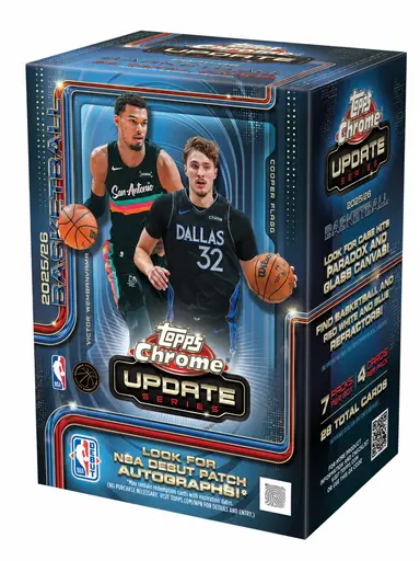 2025-26 TOPPS CHROME UPDATES BASKETBALL VALUE BOX サムネイル 1
