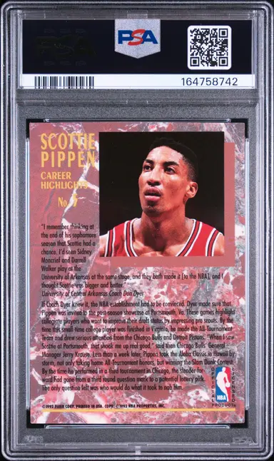 1992 ULTRA SCOTTIE PIPPEN #5 PSA8 スコッティ ピッペン サムネイル 2