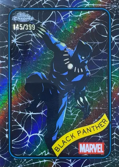 2025 TOPPS CHROME MARVEL BLACK PANTHER 145/399＃136 /ブラックパンサー thumbnail 1