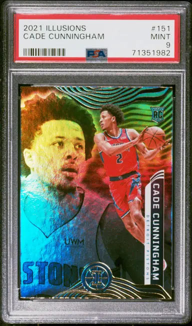 2021 PANINI ILLUSIONS CADE CUNNINGHAM #151 PSA9 / ケイドカニングハム サムネイル 1